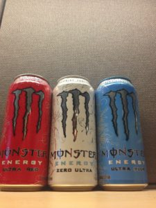 monster energy drink red white blue cans dietary myths
